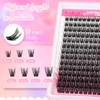 Lash Extension Kit, FADLASH DIY Individual Lashes Clusters Kit with