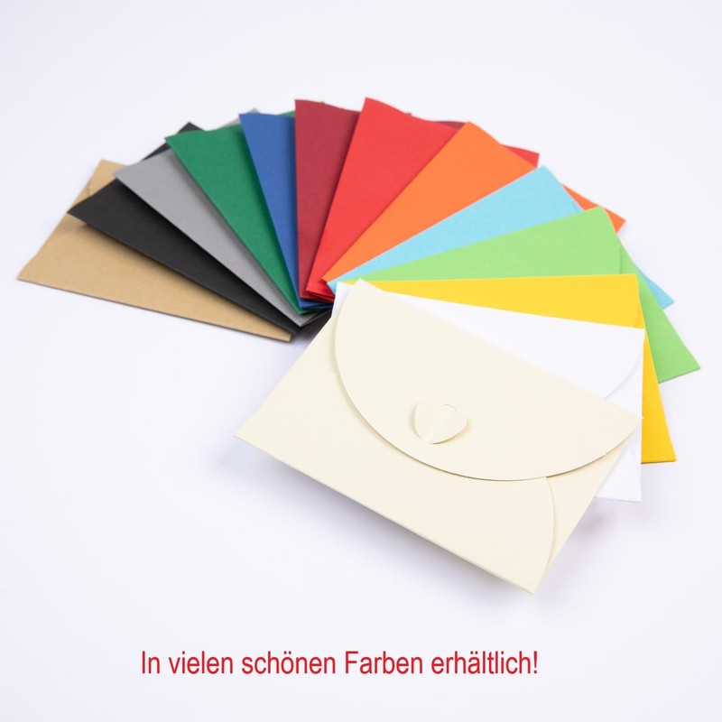 PresentFill® – Blank Folding Cards with Envelopes with Heart Closure