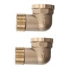 CIYODO Copper Elbow Accessories Brass Hose Connectors 90 Degree Elbow