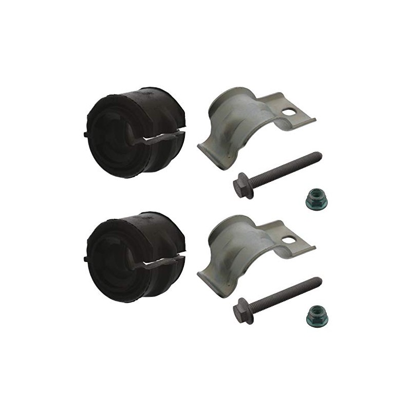 febi bilstein 37765 Stabiliser Bearing Set, 1 Piece, Black