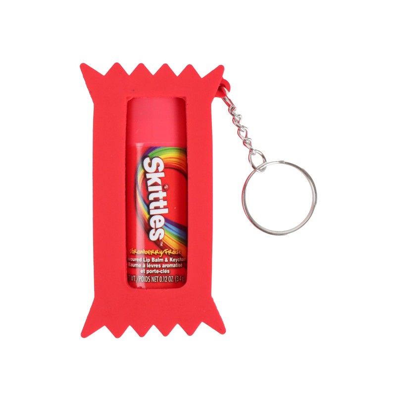 SKITTLES LIP BALM KEYCHAIN