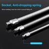 Omninmo 3Pcs Bendable Flexible Extension Bar Adapter Set for 1/4