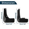 TUCKBOLD Mud Flaps Splash Guards for Skoda Rapid 2018-2019 W/Mount