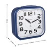 Tinload 5.5" Large Analog Alarm Clock Silent Non Ticking, Gentle
