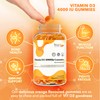 Vitamin D3 4000iu - 60 Natural Orange Flavour Chewable Gummies