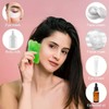 2 pcs Gua Sha Scraping Massage Tool, green Jade Guasha