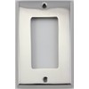 Polished Nickel 1 Gang GFI/Rocker Opening Switch Plate
