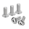 uxcell #10-32x1/2 Button Head Socket Cap Screws, 20pcs 304 Stainless