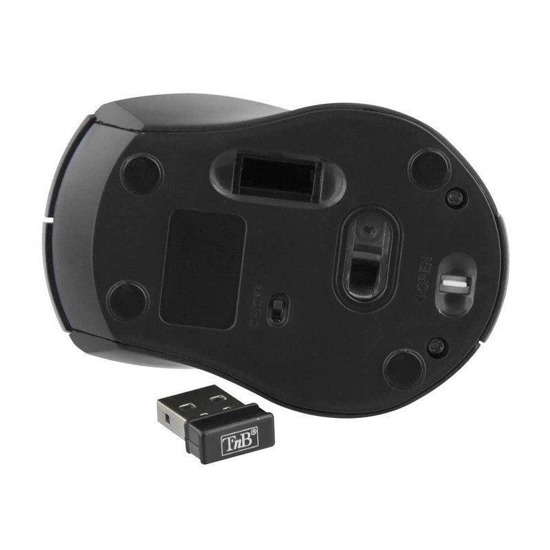 T'nB MM240GR Miny Compact Wireless Mouse Grey