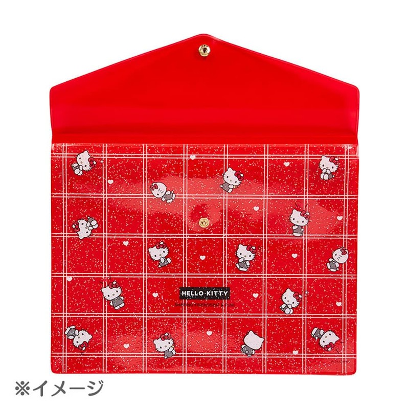 Sanrio 818216 Clear Flat Case, Cinnamon Roll, Approx. Width 10.0