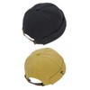Jerague - Gorros sin bordes, ajustable, hebilla de piel, informal,