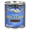 General Finishes Oil Base Gel Stain, 1 Quart, Java