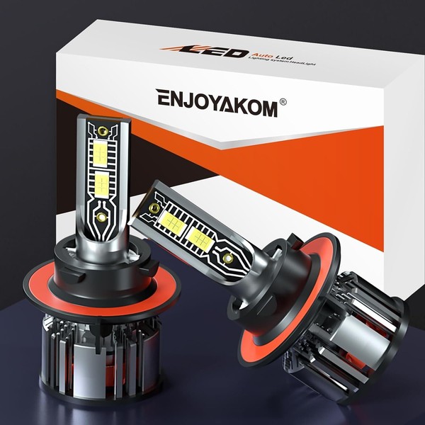 ENJOYAKOM 9008/H13 Lights Bulb Combo 24000LM 600% Upgraded Brightness, H13/9008