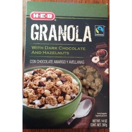 H-E-B Granola With Dark Chocolate And Hazelnuts 14 oz(pack of 2)