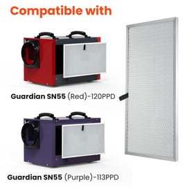 Abestorm 4-Pack MERV-8 Filter Replacement Set for Crawlspace Dehumidifiers Guardian SN55/SNS65