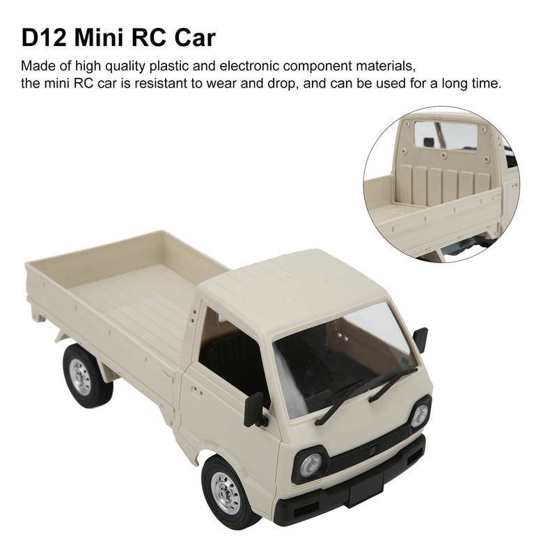 D12 Mini 1/16 4WD RC Car 2.4G Simulation Drift Truck