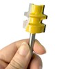 Gasea 1/4 Inch Shank Medium Reversible Glue Joint Router Bit