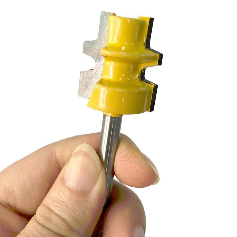 Gasea 1/4 Inch Shank Medium Reversible Glue Joint Router Bit