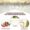 Herboom Organza table runner stars, 28 cm x 7 m,