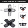 GMximo LED Garage Lights,100W Deformable Led Garage Lighting 10000LM E26