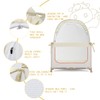 L RUNNZER Pack N Play Tent, Baby Crib Tent to