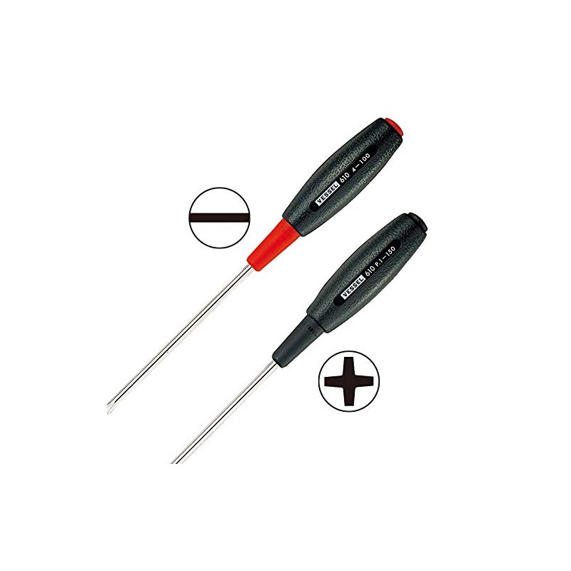 Vessel Cushion Grip Screwdriver (Narrow Shaft Model), 6104200