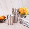 Metal Drinking Glasses, Beasea 8 oz Metal Cups Set of