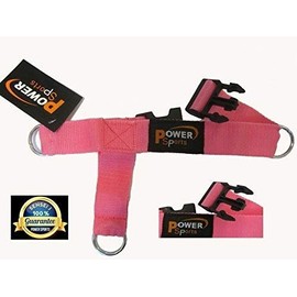 PINK 3-D Ankle/Foot Shoe Strap 3 -Ring Cable Gym Machine Attachment For Women Yoga, Pilates,