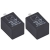 2Pcs LED Flasher 2‑Pin Electronic Relay Normally Open Car Turn