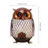 Owl Piggy Bank Owl Shaped Metal Coin Box Handwork Crafting
