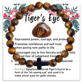 Cross Lords Prayer Christian Jewelry Religious Baptism Gift Stone Beads Bracelet/ Necklace (Cross Lords Beads EU)