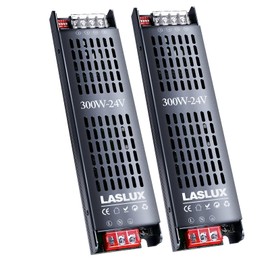 Pack of 2 LED Transformer 230 V to 24 V 300 W Dimmable with Slow Beginning Dimmable Switching Power Supply LED Transformer 24 V, Mute Driver Power Supply 12.5 A, Driver (24 V - 2 PC, 300, Watt)