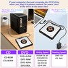 NOLYTH External CD Drive for Laptop: with 15W Wireless Charger