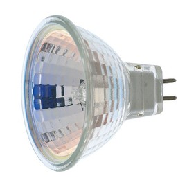 Satco S3460 1/Card 12V 20-Watt MR16 GX5.3 Base Light Bulb with NSP 9 Beam Pattern with No Lens