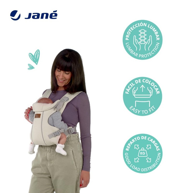 Jané Dual Ergonomic Baby Carrier from Birth to 15 kg,