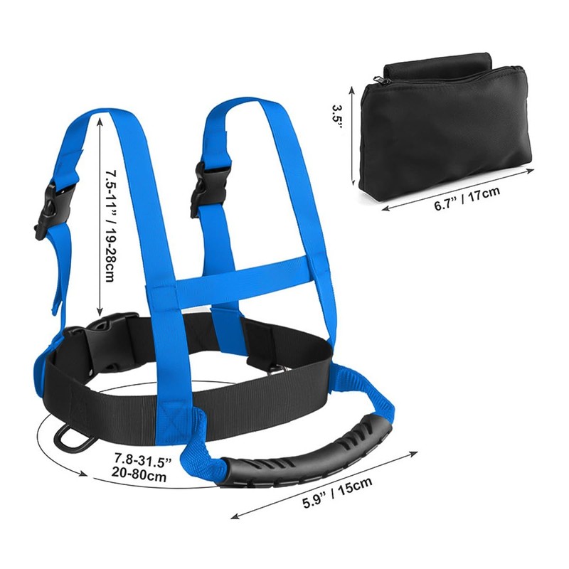 Alnicov Ski and Snowboard Training Harness, Ski Harness with Removable