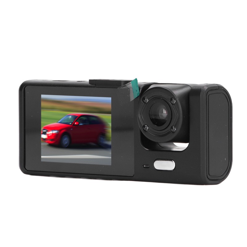 Car Traffic Recorder Night Vision 320mAh 3 Lens Front Rear