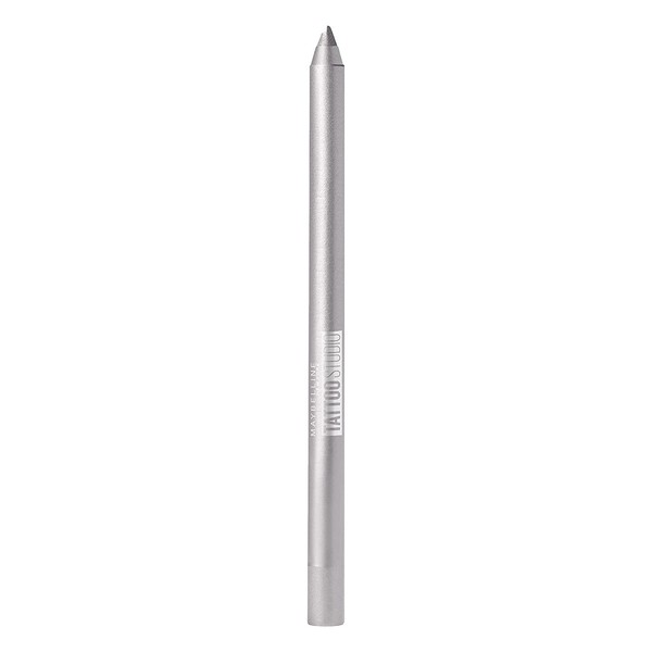 Maybelline New York TattooStudio Waterproof Eyeliner Pencil, Sparkling Silver, 1 Count