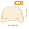 3Pcs Wooden Trucker Cap Template Palette, Trucker Hat Patches Hat
