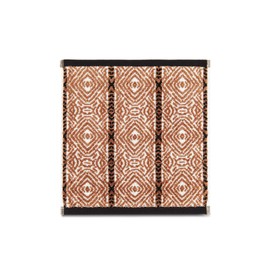 Rochelle Porter Tiger Tiger 100% Cotton Wash Cloth for Bathroom, Soft & Absorbent, 600 GSM, 1 Piece, 13"x13", Cocoa/Black