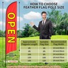 1 Sets 10FT Heavy Duty Feather Flag Pole Kit for