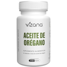 VIZANA NUTRITION | Aceite de Orégano en Capsulas Soft Gel, 80% Carvacrol min. (90 Caps-0.2 g.)