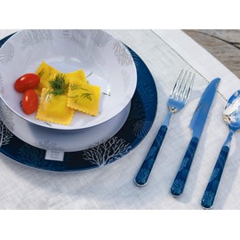 Marine Business 18001C Living Non-Slip Round Dinner Plates 10" - 6-Piece Set