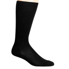 Dr. Johnny's Cotton Compression Socks 15-20 mmHg, Block Black + Pink / Large