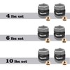Henkelion 1 Pair 6 Lbs Adjustable Ankle Weights For Women