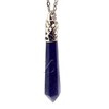 【SION】 Natural Stone Power Stone Point Locket Pendant Lapis Lazuli,