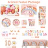cocomigo 242 PCS 10th Birthday Decorations for Girl, All-in-1 Supplies