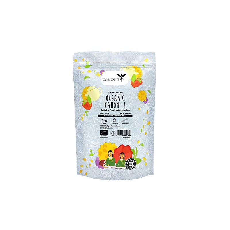 Tea People Organic Camomile Loose Tea Pack, 100 g