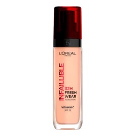 Base De Maquillaje L'Oréal Paris Infaillible 32h Fresh Wear Tono 145 Rose Beige 30ml