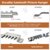 ForoGore 12 Pack Heavy Duty Sawtooth Picture Hangers, Large Sawtooth